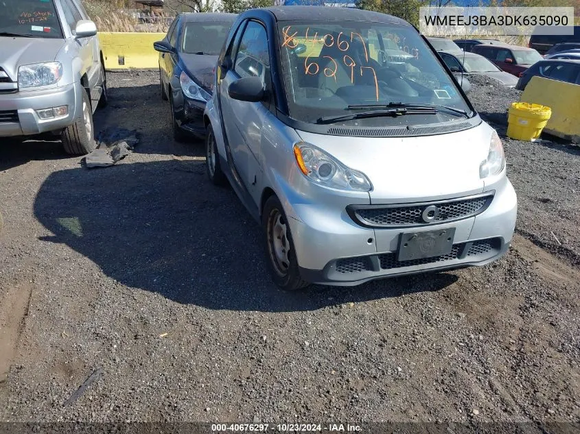 2013 Smart Fortwo Passion/Pure VIN: WMEEJ3BA3DK635090 Lot: 40676297