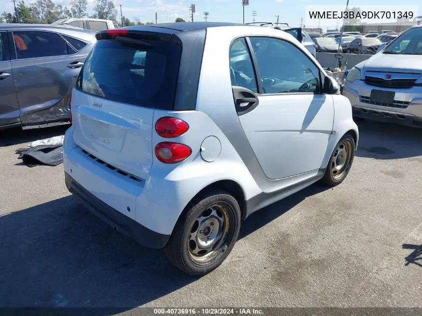 WMEEJ3BA9DK701349 2013 Smart Fortwo Passion/Pure