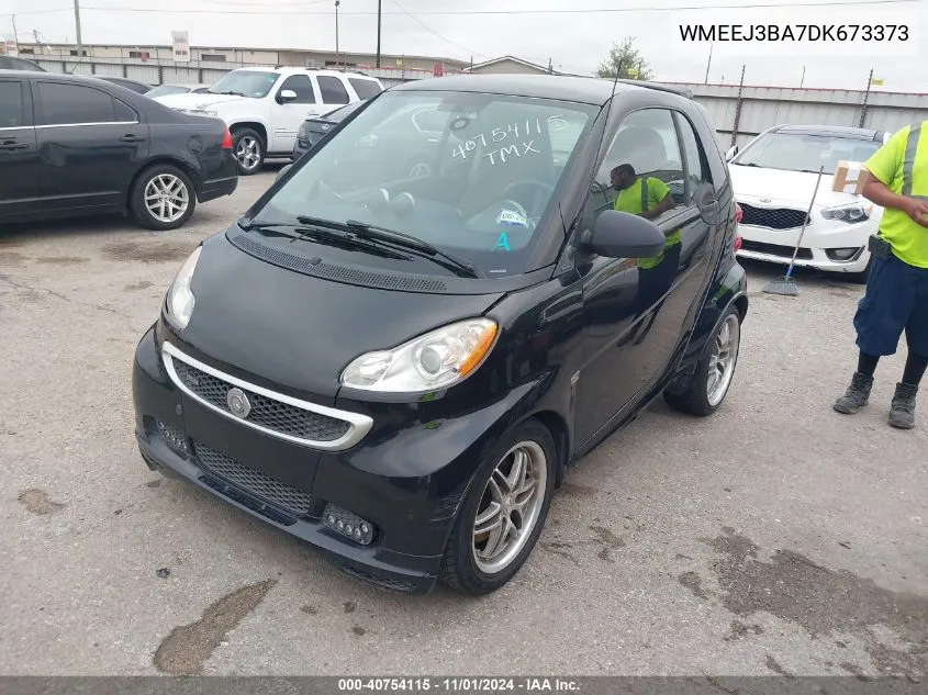 2013 Smart Fortwo Passion/Pure VIN: WMEEJ3BA7DK673373 Lot: 40754115