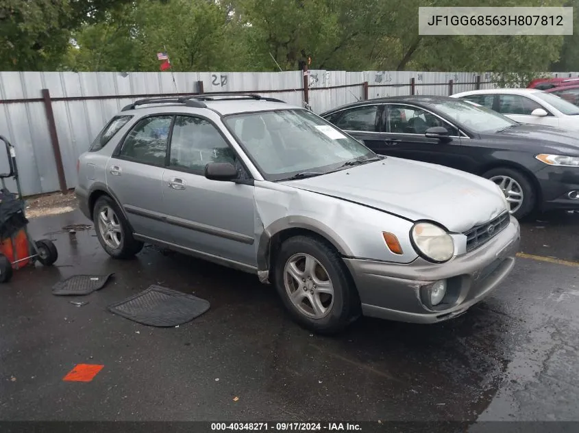 2003 Subaru Impreza Outback Sport VIN: JF1GG68563H807812 Lot: 40348271