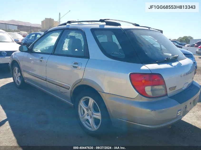 JF1GG68553H813343 2003 Subaru Impreza Outback Sport