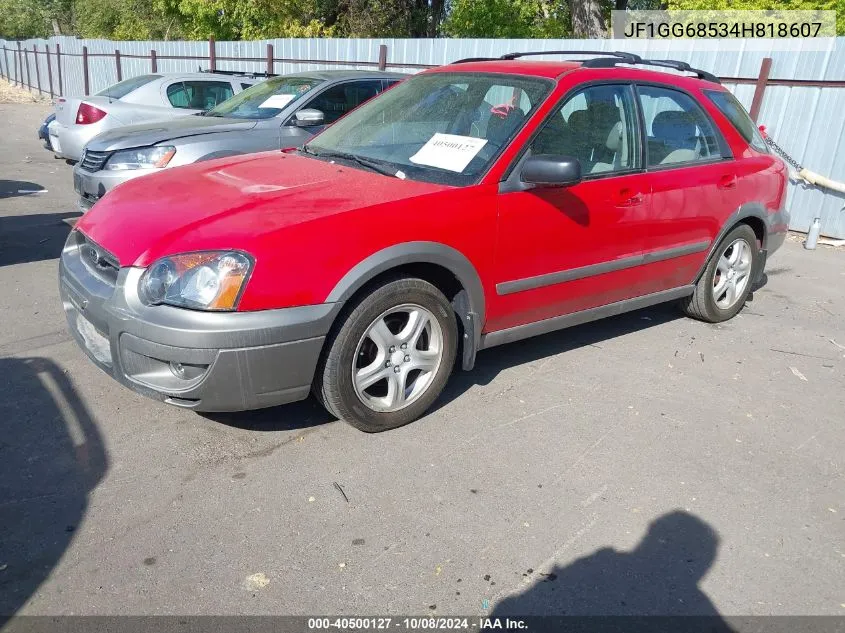 2004 Subaru Impreza Outback Sport VIN: JF1GG68534H818607 Lot: 40500127