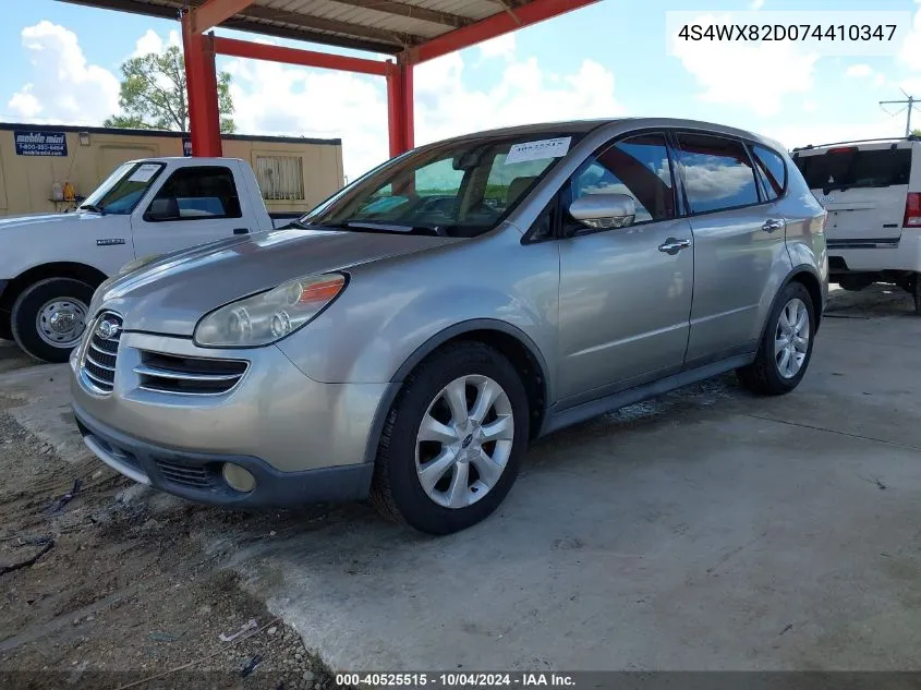 2007 Subaru B9 Tribeca Limited 5-Passenger VIN: 4S4WX82D074410347 Lot: 40525515