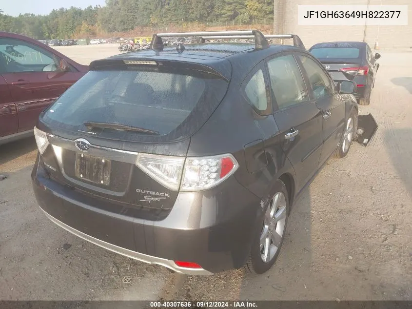 JF1GH63649H822377 2009 Subaru Impreza Outback Sport