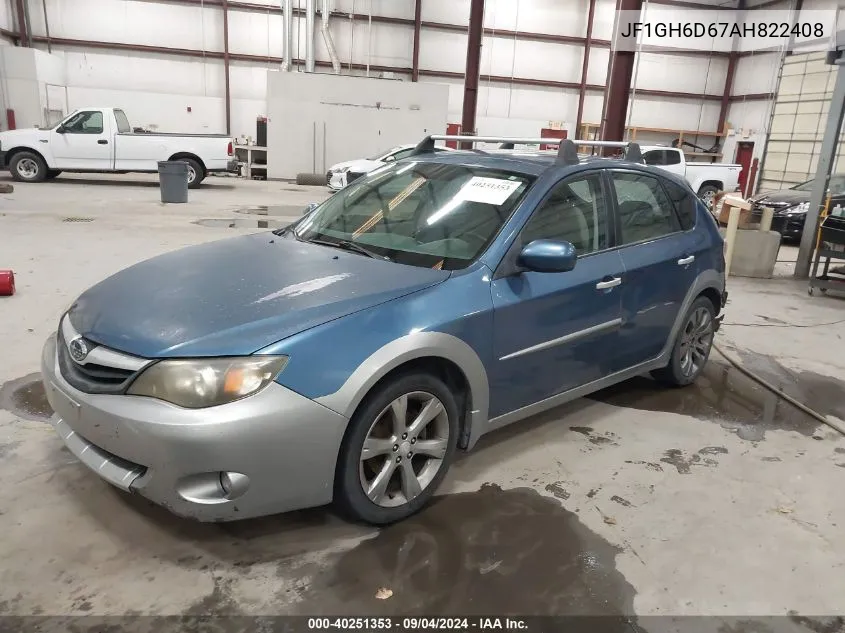 2010 Subaru Impreza Outback Sport VIN: JF1GH6D67AH822408 Lot: 40251353