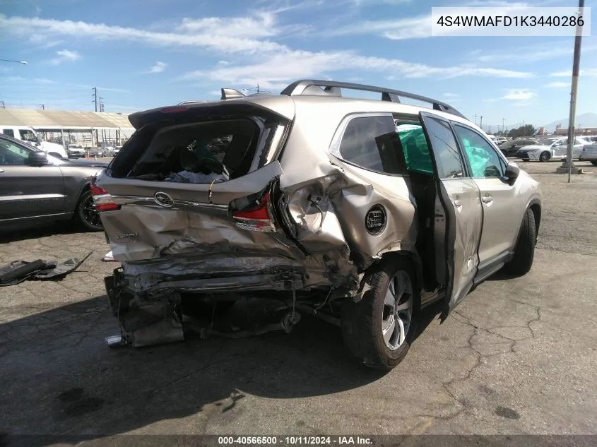 4S4WMAFD1K3440286 2019 Subaru Ascent Premium