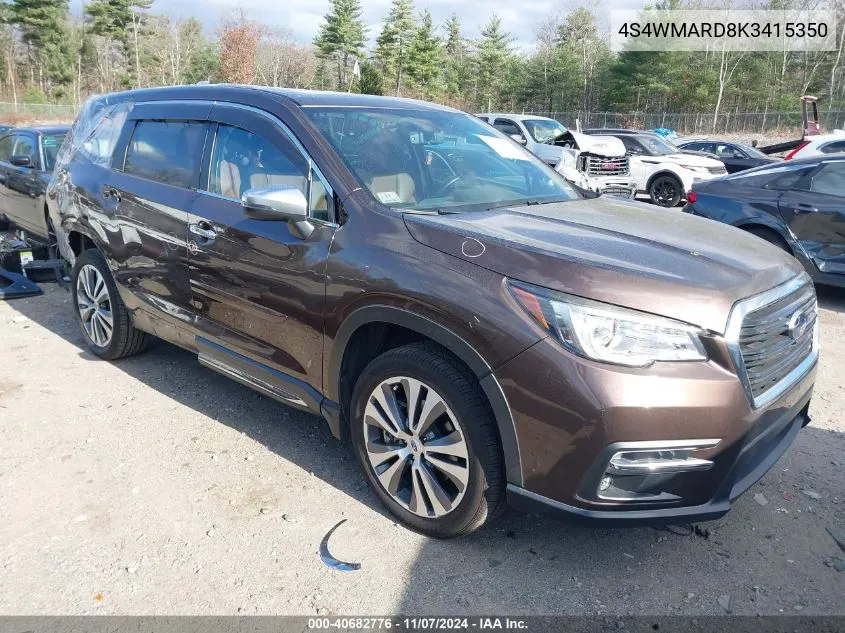 2019 Subaru Ascent Touring VIN: 4S4WMARD8K3415350 Lot: 40682776