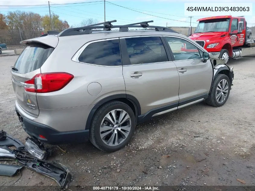 2019 Subaru Ascent Limited VIN: 4S4WMALD3K3483063 Lot: 40716179