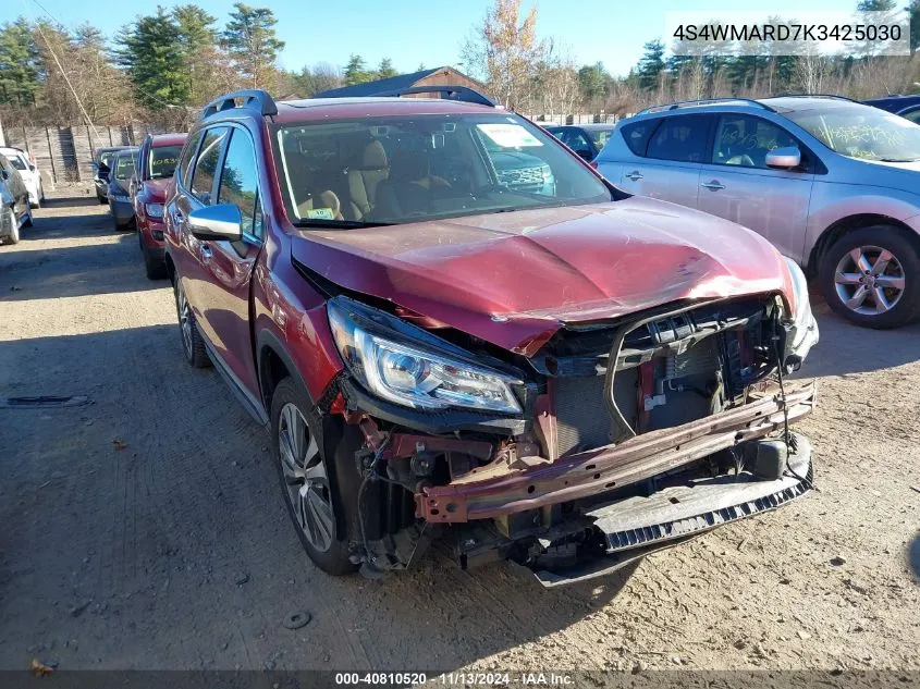 2019 Subaru Ascent Touring VIN: 4S4WMARD7K3425030 Lot: 40810520