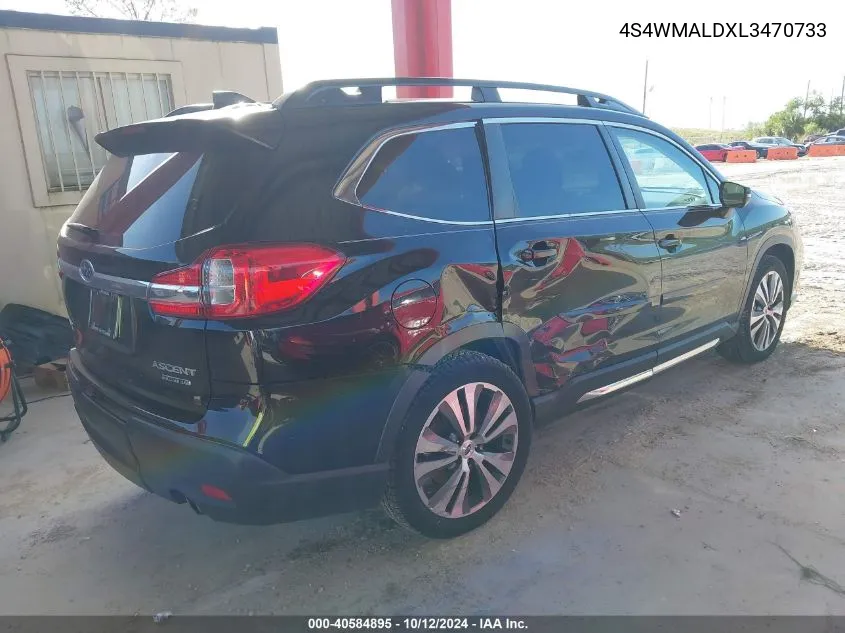 4S4WMALDXL3470733 2020 Subaru Ascent Limited