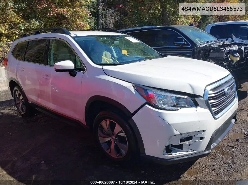 2020 Subaru Ascent Premium VIN: 4S4WMACD5L3466573 Lot: 40620097