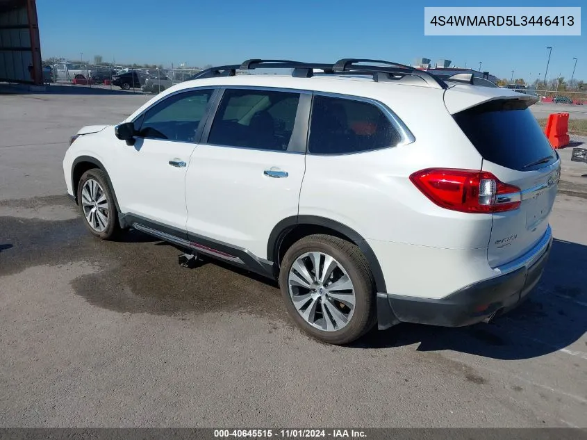 2020 Subaru Ascent Touring VIN: 4S4WMARD5L3446413 Lot: 40645515