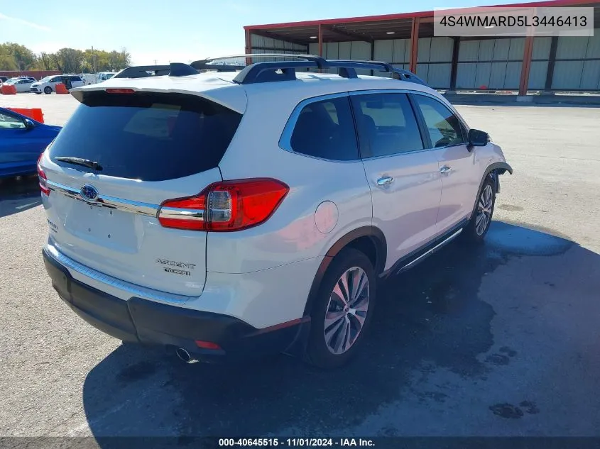 2020 Subaru Ascent Touring VIN: 4S4WMARD5L3446413 Lot: 40645515