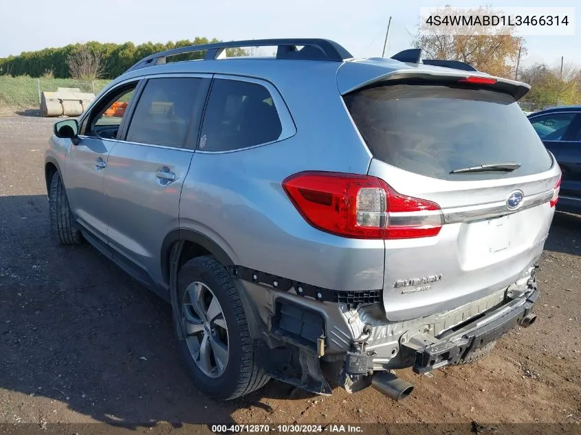 4S4WMABD1L3466314 2020 Subaru Ascent Premium