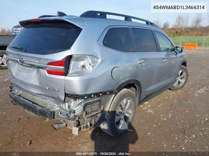 4S4WMABD1L3466314 2020 Subaru Ascent Premium