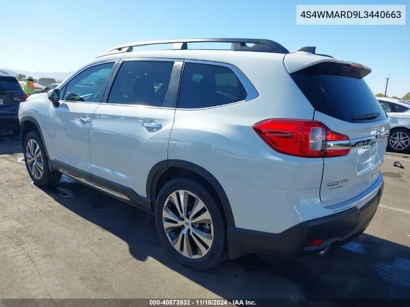 2020 Subaru Ascent Touring VIN: 4S4WMARD9L3440663 Lot: 40873932