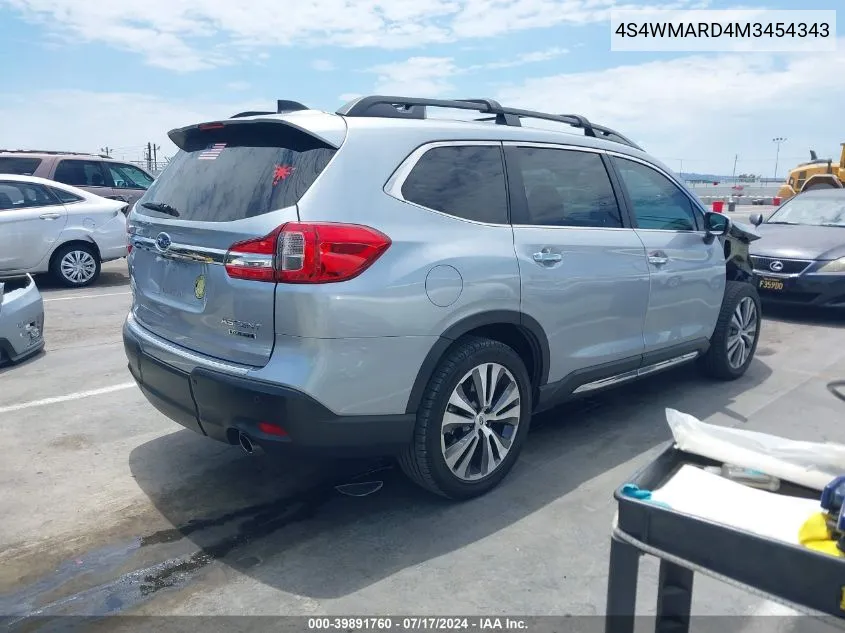 2021 Subaru Ascent Touring VIN: 4S4WMARD4M3454343 Lot: 39891760