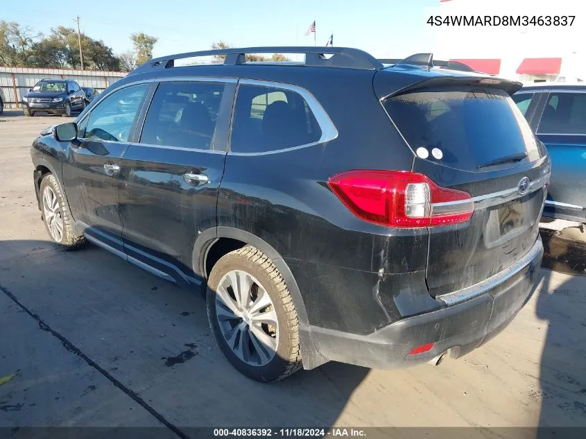 2021 Subaru Ascent Touring VIN: 4S4WMARD8M3463837 Lot: 40836392