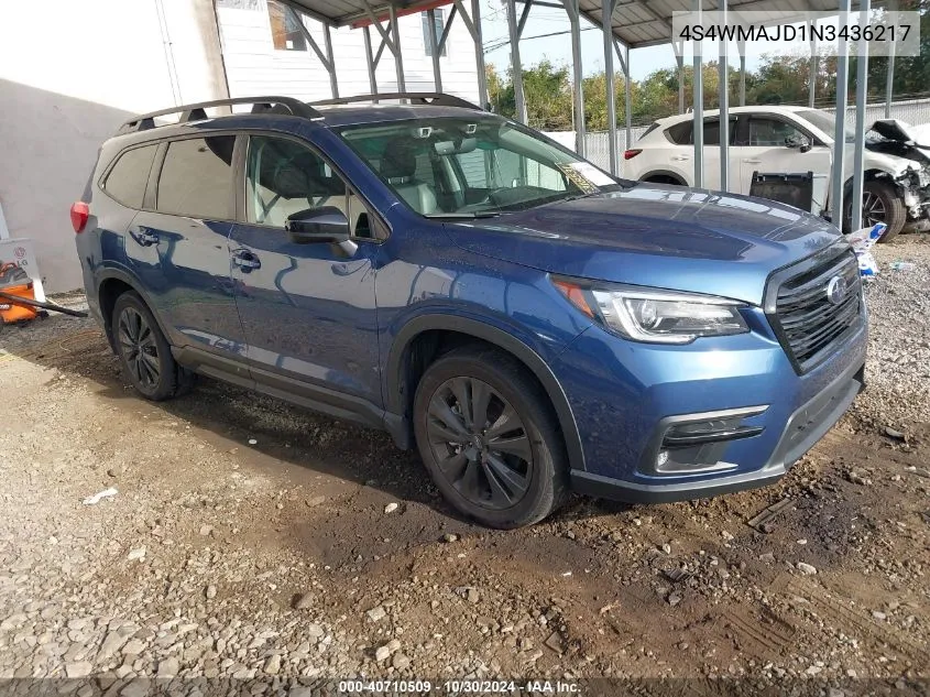 4S4WMAJD1N3436217 2022 Subaru Ascent Onyx Edition