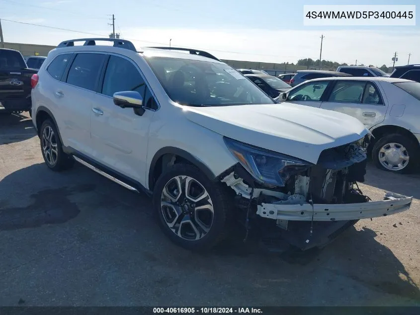 2023 Subaru Ascent Touring 7-Passenger VIN: 4S4WMAWD5P3400445 Lot: 40616905