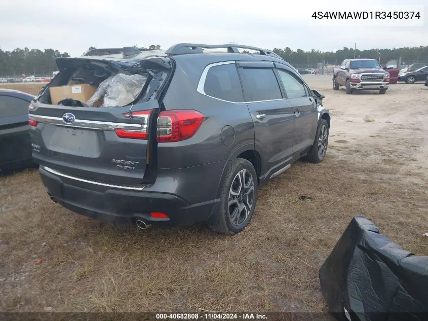 2024 Subaru Ascent Touring 7-Passenger VIN: 4S4WMAWD1R3450374 Lot: 40682808