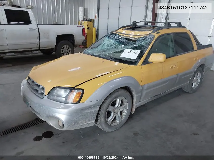 4S4BT61C137111742 2003 Subaru Baja