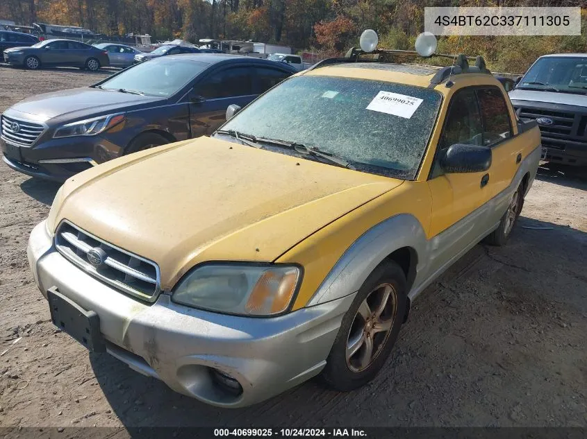 2003 Subaru Baja Sport VIN: 4S4BT62C337111305 Lot: 40699025