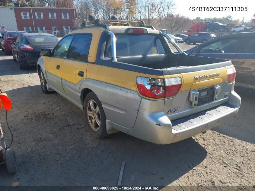 2003 Subaru Baja Sport VIN: 4S4BT62C337111305 Lot: 40699025