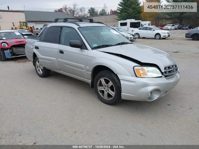 2003 Subaru Baja Sport VIN: 4S4BT62C737111436 Lot: 40706727