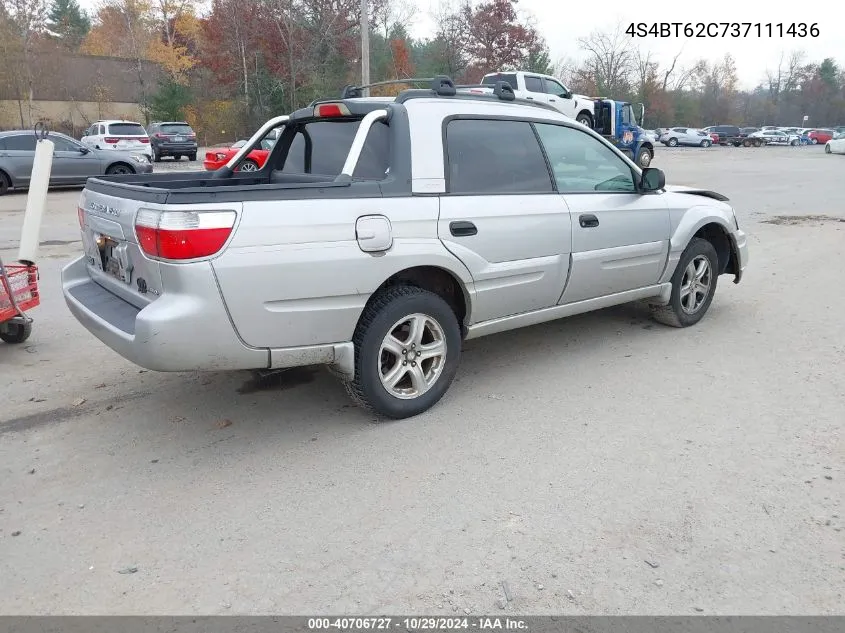 2003 Subaru Baja Sport VIN: 4S4BT62C737111436 Lot: 40706727