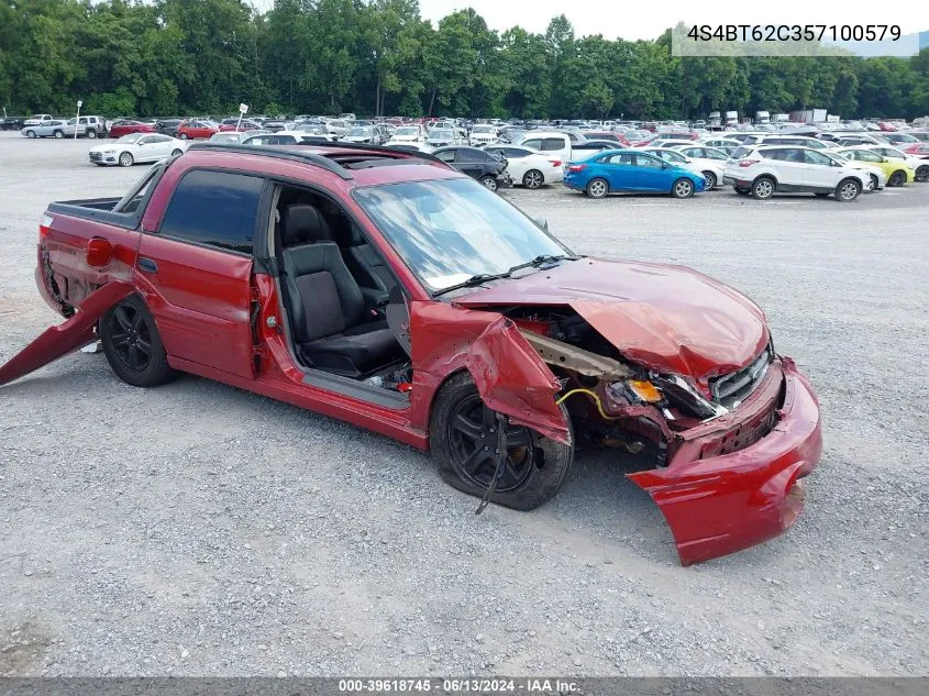 2005 Subaru Baja Sport VIN: 4S4BT62C357100579 Lot: 39618745