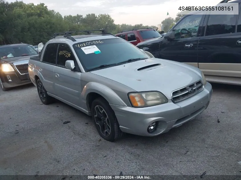 2005 Subaru Baja Turbo VIN: 4S4BT63C555108161 Lot: 40205336