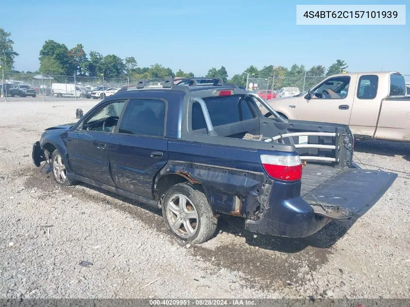 2005 Subaru Baja Sport VIN: 4S4BT62C157101939 Lot: 40209951