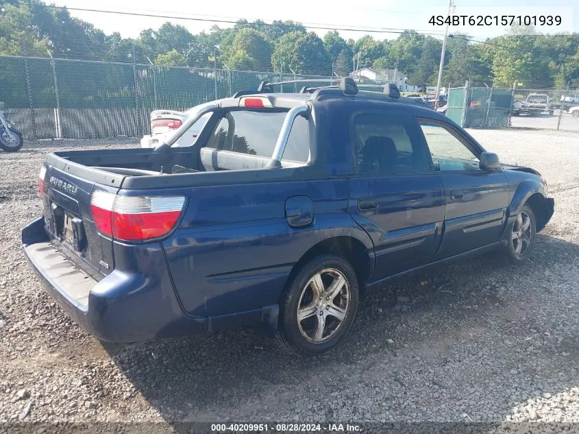 2005 Subaru Baja Sport VIN: 4S4BT62C157101939 Lot: 40209951