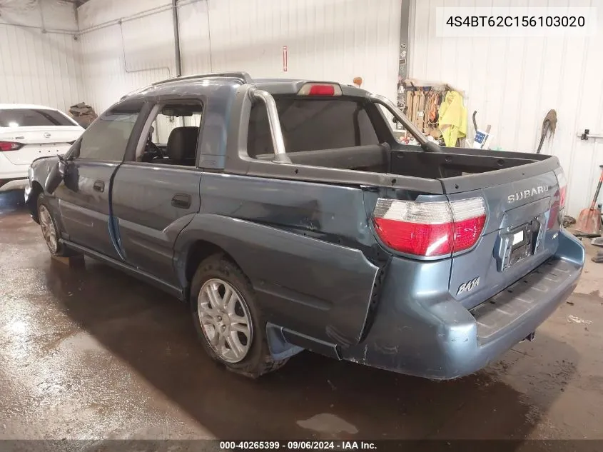 2005 Subaru Baja Sport VIN: 4S4BT62C156103020 Lot: 40265399