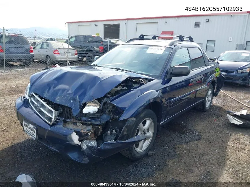 2005 Subaru Baja Sport VIN: 4S4BT62C557102933 Lot: 40499514