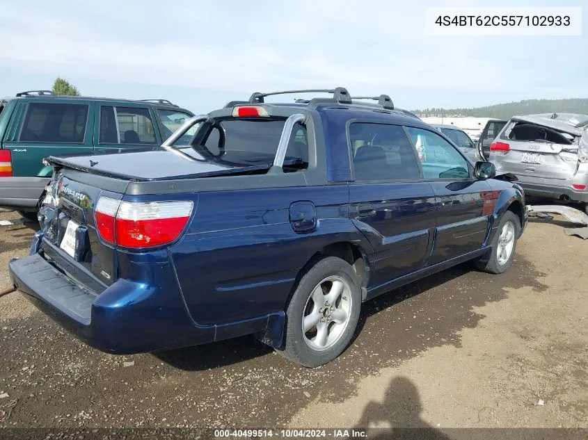 2005 Subaru Baja Sport VIN: 4S4BT62C557102933 Lot: 40499514