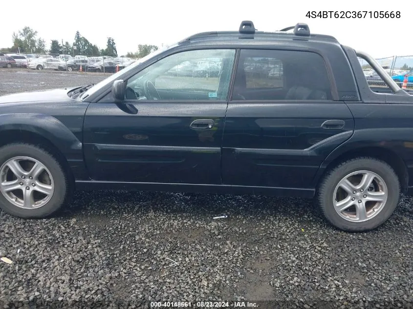 2006 Subaru Baja Sport VIN: 4S4BT62C367105668 Lot: 40148661