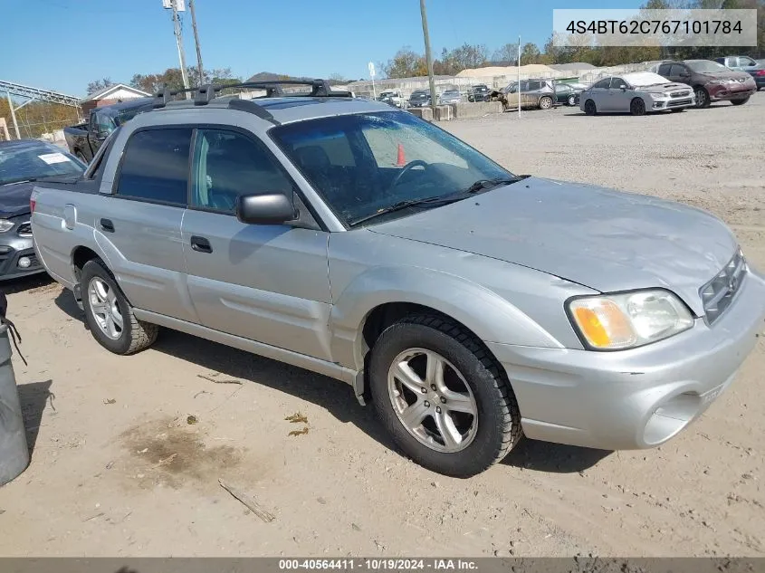 2006 Subaru Baja Sport VIN: 4S4BT62C767101784 Lot: 40564411