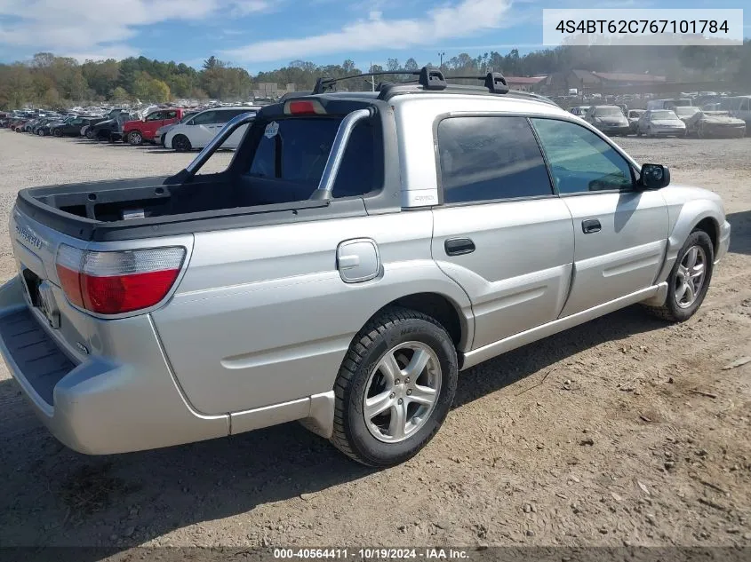 2006 Subaru Baja Sport VIN: 4S4BT62C767101784 Lot: 40564411