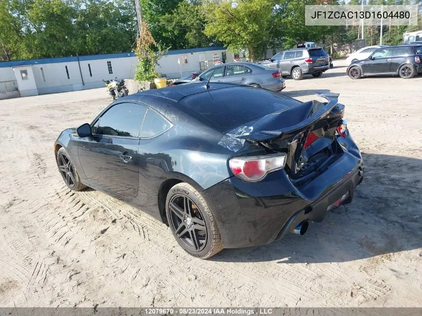 2013 Subaru Brz 2.0 Limited VIN: JF1ZCAC13D1604480 Lot: 12079670