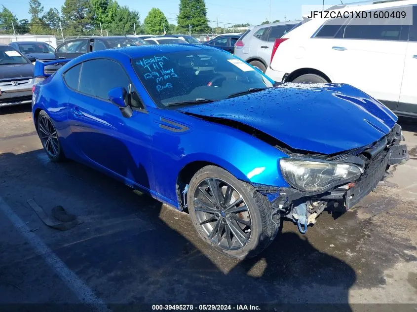 JF1ZCAC1XD1600409 2013 Subaru Brz Limited