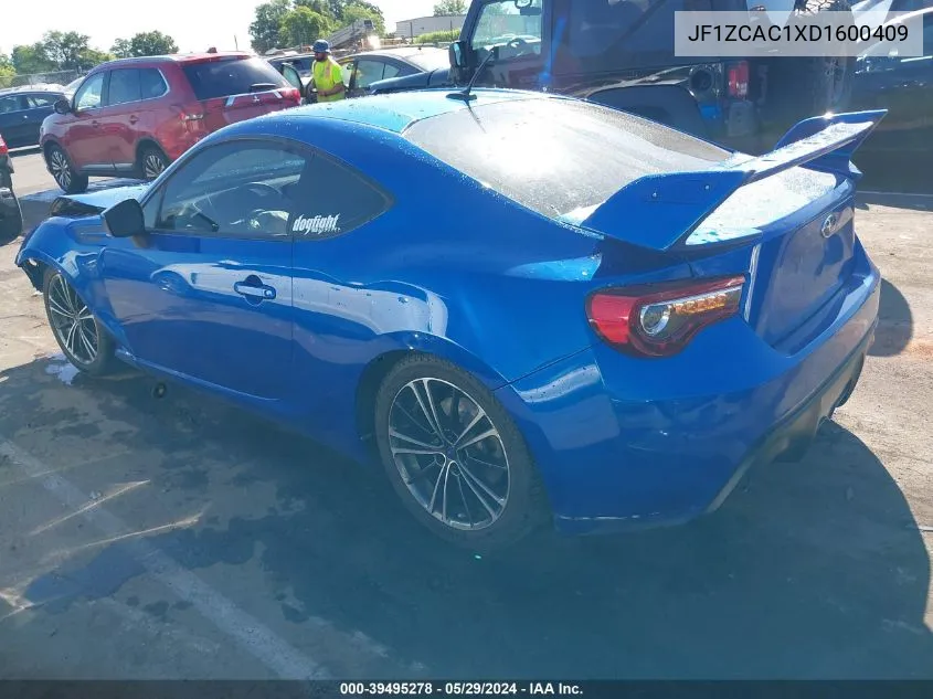 JF1ZCAC1XD1600409 2013 Subaru Brz Limited