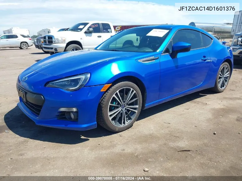 2013 Subaru Brz Limited VIN: JF1ZCAC14D1601376 Lot: 39870005