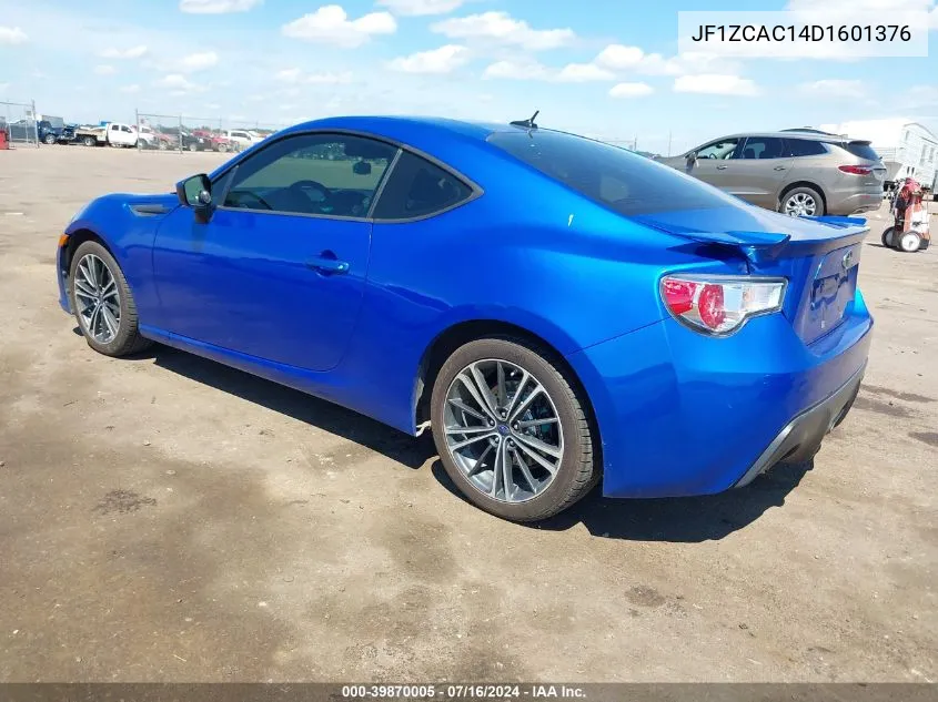 2013 Subaru Brz Limited VIN: JF1ZCAC14D1601376 Lot: 39870005