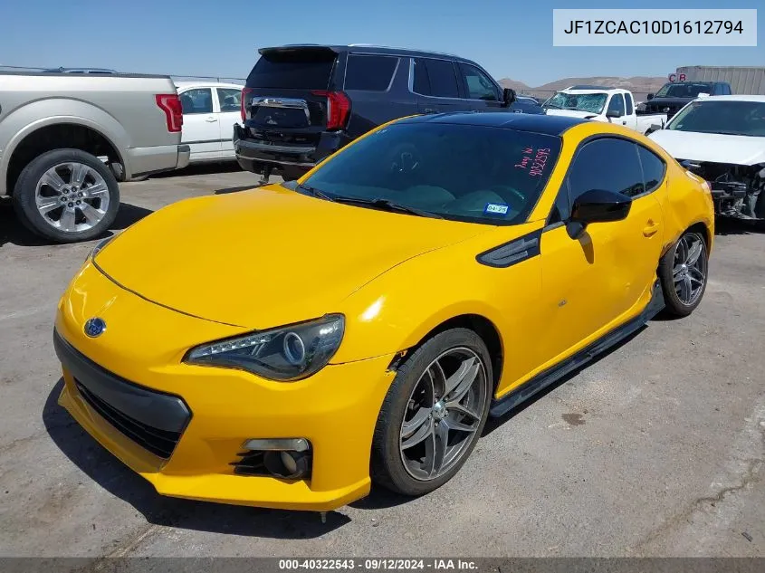 JF1ZCAC10D1612794 2013 Subaru Brz 2.0 Limited