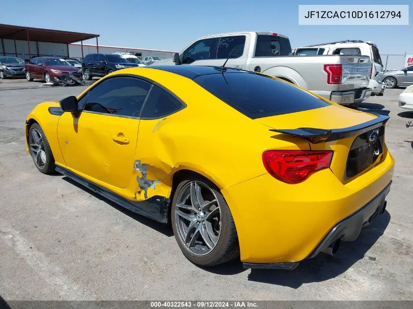 JF1ZCAC10D1612794 2013 Subaru Brz 2.0 Limited