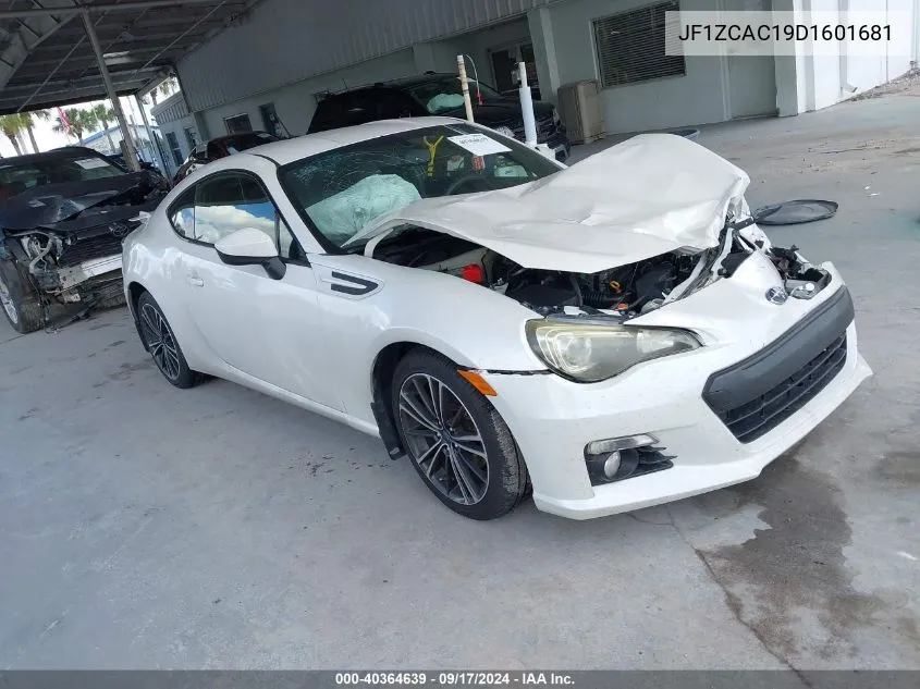 2013 Subaru Brz Limited VIN: JF1ZCAC19D1601681 Lot: 40364639