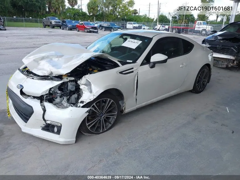 2013 Subaru Brz Limited VIN: JF1ZCAC19D1601681 Lot: 40364639