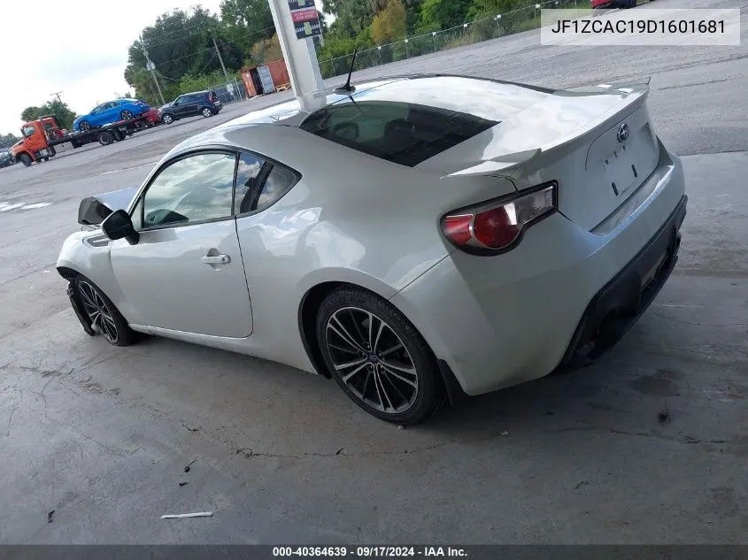 2013 Subaru Brz Limited VIN: JF1ZCAC19D1601681 Lot: 40364639